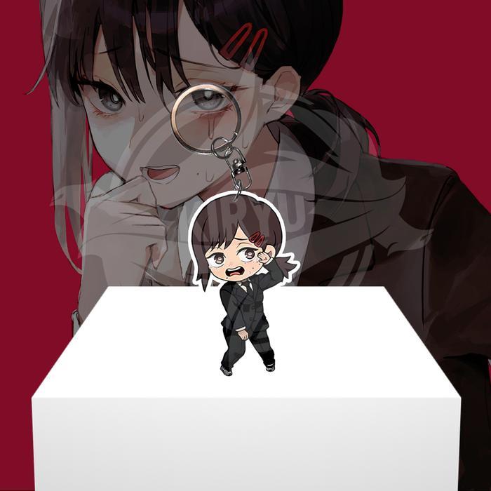 Gantungan Kunci Gantungan HP Anime Chainsaw Man Higashiyama Kobeni - Ganci Akrik - พวงกุญแจอะคริลิค 