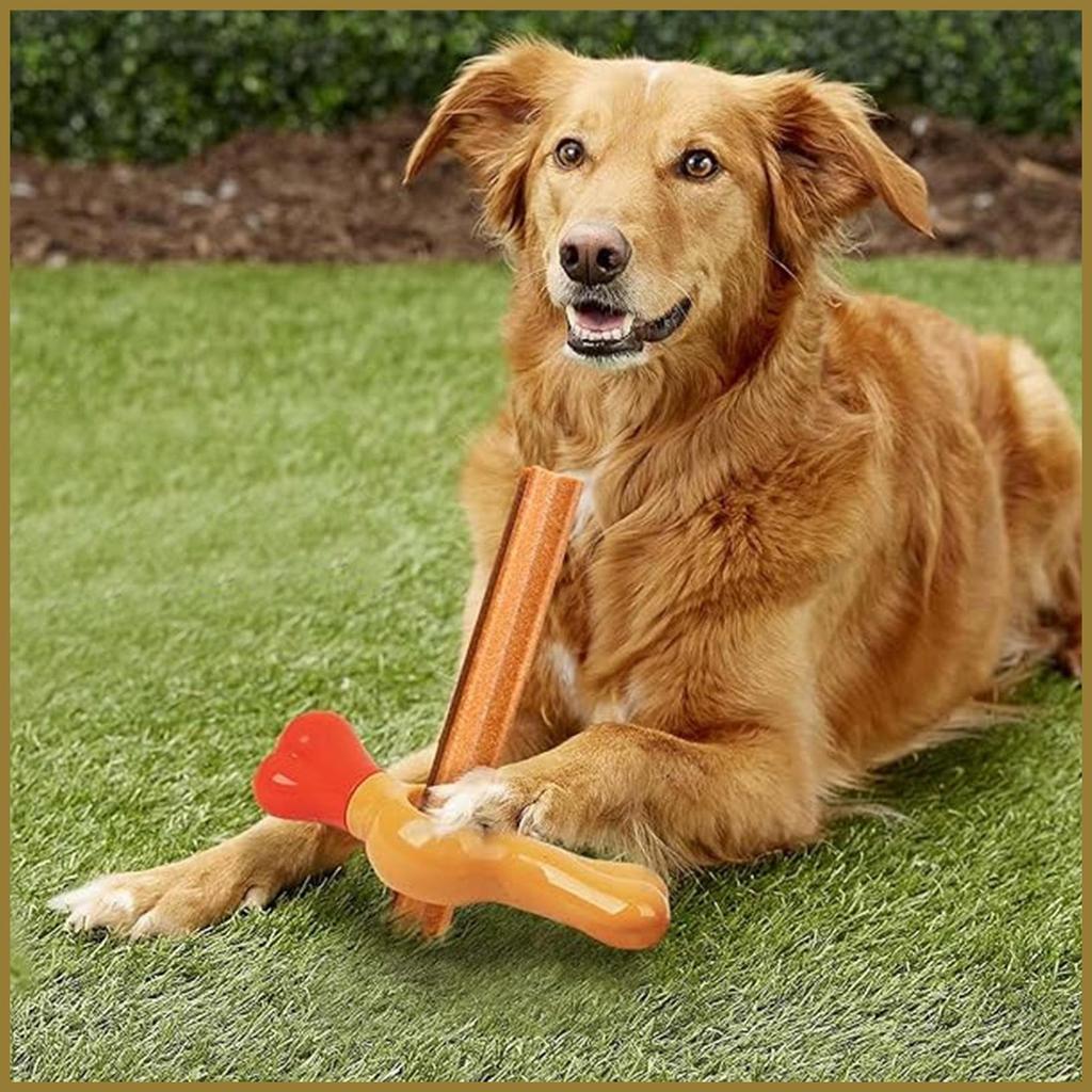 Bully Stick Holder ปรับ Heavy Duty อุปกรณ์สําหรับสัตว์เลี้ยง Puppy Bone Holder สําหรับสุนัขขนาดกลางข