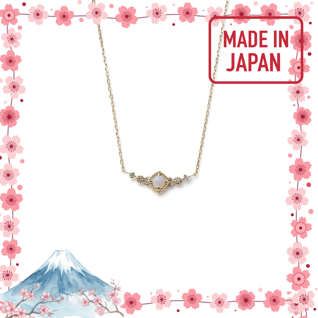 【ผลิตในประเทศญี่ปุ่น】[อากัต] สร้อยคอ K10