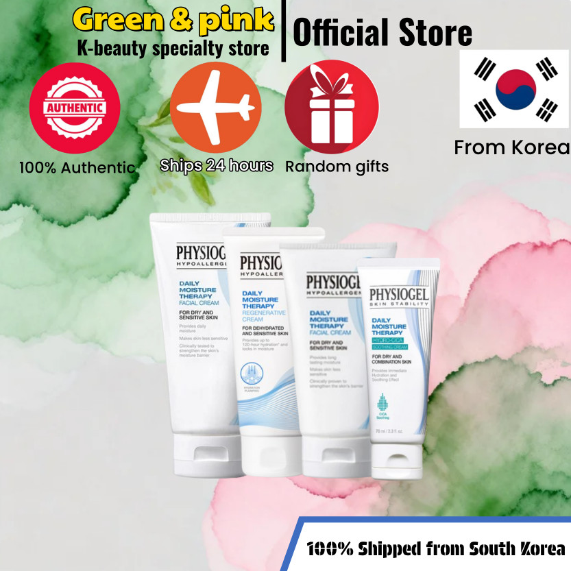 [Physiogel] Daily Cica Soothing Cream, 70ml/Daily Regenerative Cream 100ml/Daily Therapy Facial Crea