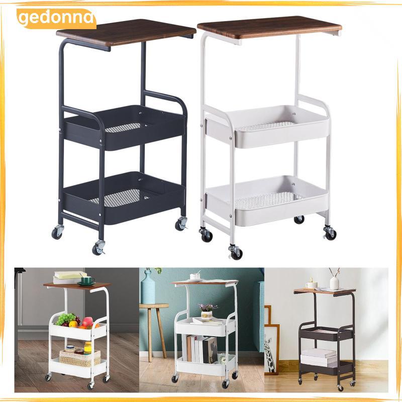 [gedonna] 3 ชั้น Slim Storage Cart มีล้อ Rolling Cart Universal Wheel Good Load Bearing รถเข็นมือถือ
