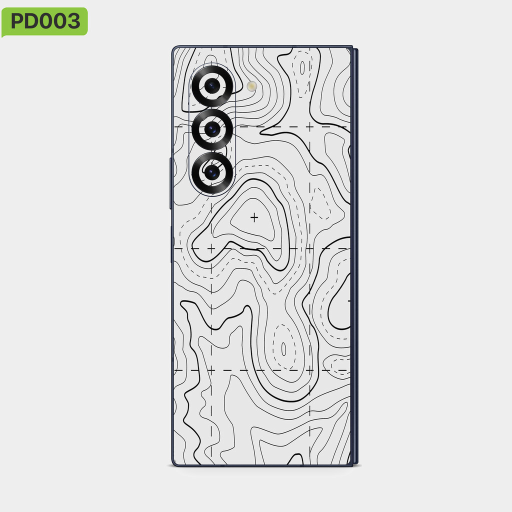 Vinyl Skin wrap สําหรับ Samsung Z fold 7/6/5/4 - Waves collection โดย Nexa skins ZV001, Protection w