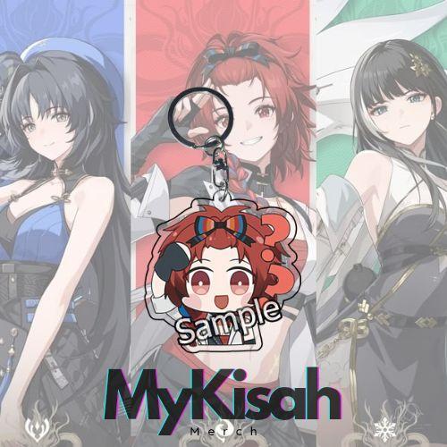 Gantungan Kunci Wuthering Waves Chixia ทั้งหมด - Wuwa - Ganci อะนิเมะ - พวงกุญแจพวงกุญแจ Akrilk - Ch