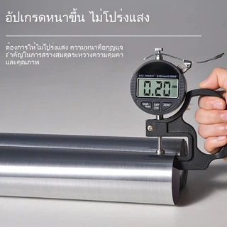 วอลเปเปอร์ สติกเกอร์ สแตนเลส กันน้ำมัน ครัว (หนาพิเศษ) DIY ฟิล์มติดผนัง กันคราบ กันน้ำ กันชื้น ลุคเมทัลลิก