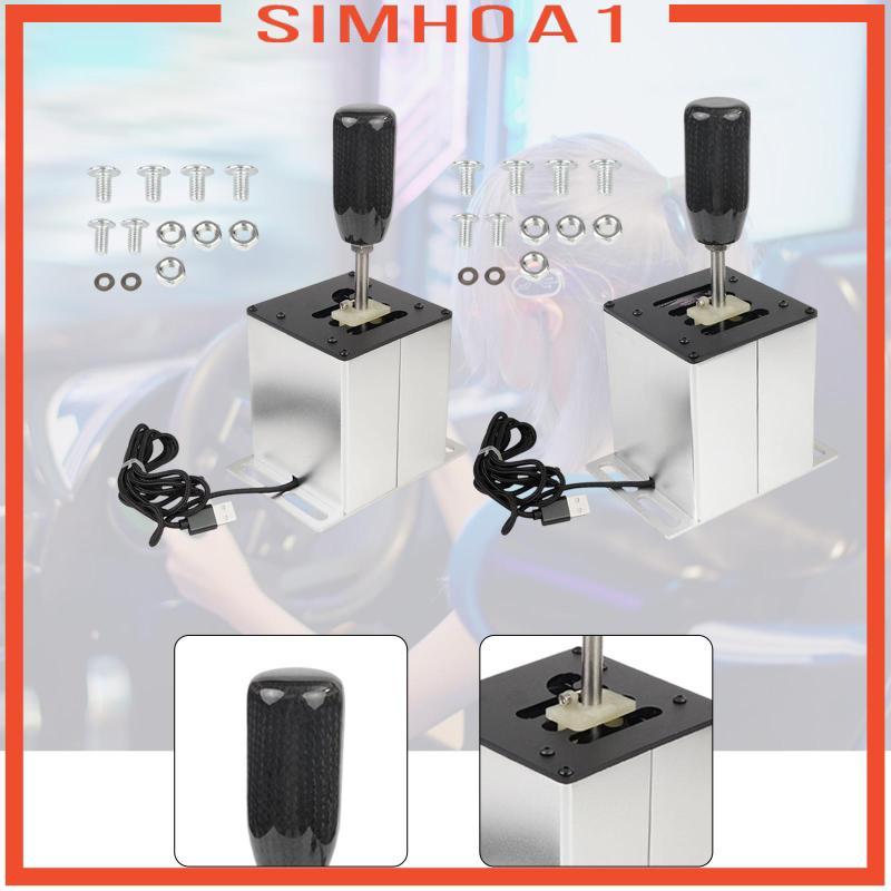 [Simhoa1] PC USB Simulator Shifter ติดตั้งง่ายประสิทธิภาพสูงอุปกรณ์เสริมเกม H Gear Shifter สําหรับ G