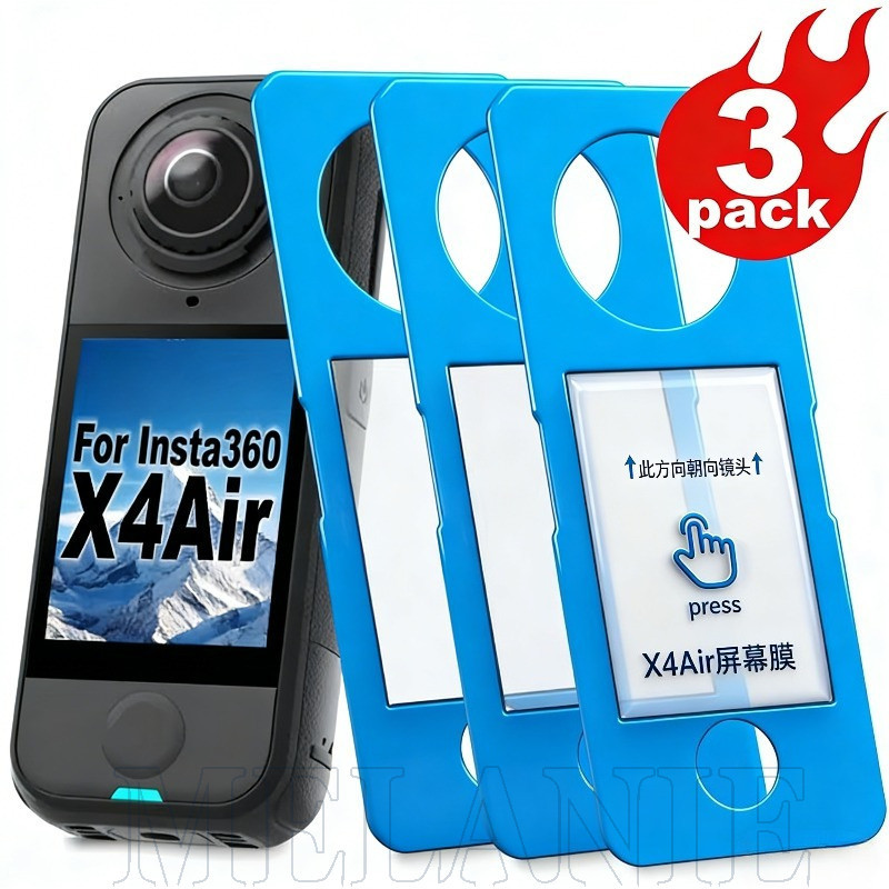 ฟิล์มกระจกนิรภัย สําหรับ Insta360 X4 Air ติดตั้งง่าย กันกระแทก HD Clear