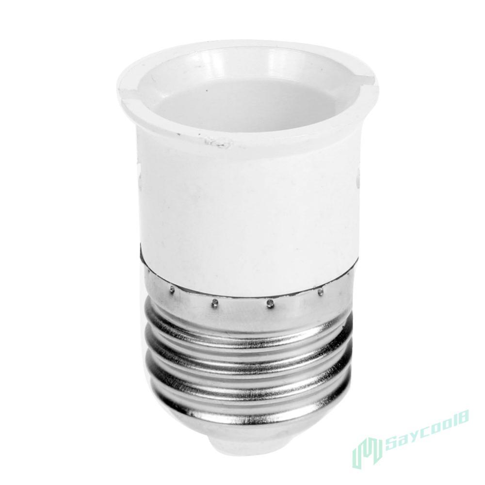 ฐานโคมไฟ E27 ถึง B22 ผู้ถือโคมไฟฐานซ็อกเก็ตหลอดไฟ E27 ถึง B22 ซ็อกเก็ตผู้ถืออะแดปเตอร์ชิ้นส่วนอุปกรณ