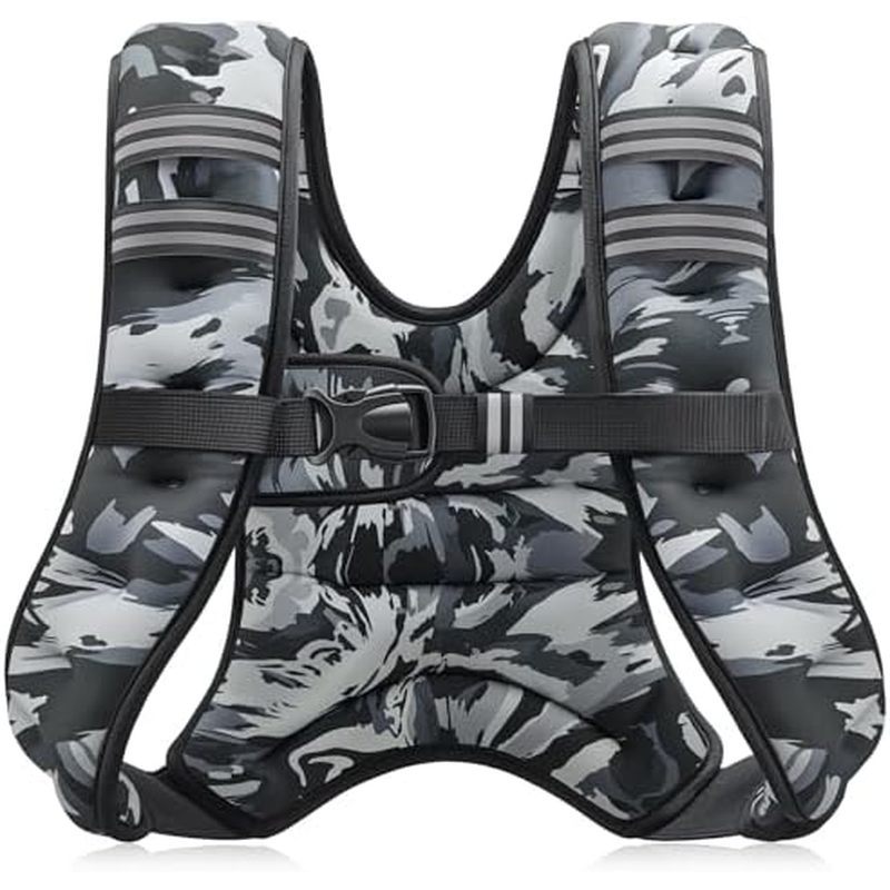 เสื้อกั๊กรับน้ําหนัก ZELUS 6lbs/8lbs/12lbs/16lbs/20lbs/25lbs/30lbs เสื้อกั๊กรับน้ําหนักพร้อมแถบสะท้อ