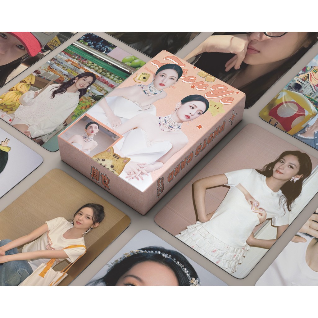 50-55pcs Drama Actor Zhang Miaoyi Zhang Ruonan โฮโลแกรม Lomo การ์ด Zhao Liying Holographic Photocard