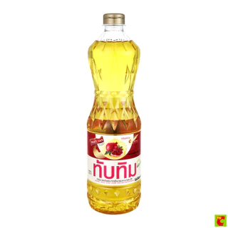 ทับทิม น้ำมันพืชแบบขวด (น้ำมันปาล์ม) ขนาด 1 ลิตร