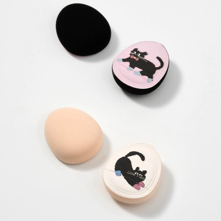 Star Drum Mini Marshmallow Puff 4 ชิ้นคอนซีลเลอร์ Blush Super Q Elastic Thumb Cushion Puff