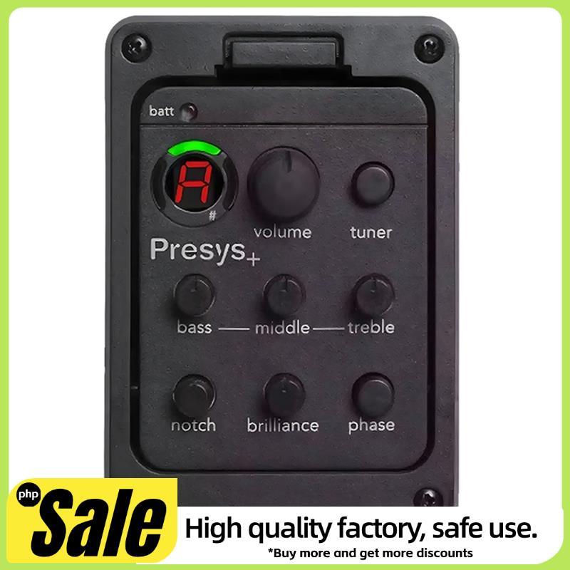 201 กีต้าร์โปร่งคลาสสิก EQ Tuner Onboard Preamp 4-Band Equalizer Piezo Pickup สําหรับ Presys +