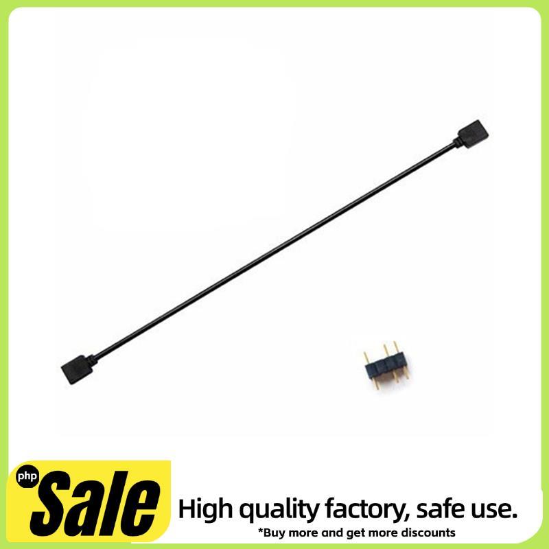 5V 3-Pin Extension Cable สําหรับเมนบอร์ดคอมพิวเตอร์ Hub Cable Connection Extension ARGB Splitter, สี