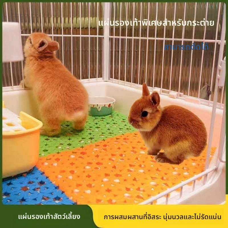 Pet Rabbit Feet Mat Anti-Bite Rabbit Cage เสื่อพิเศษ