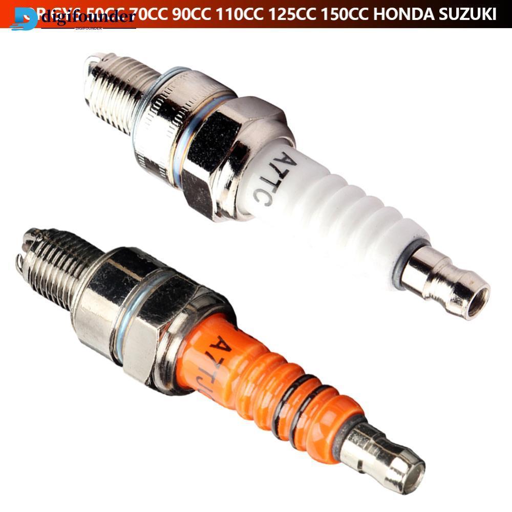 DIGIFOUNDER รถจักรยานยนต์สกู๊ตเตอร์ A7TC A7RTC A7TJC Spark Plug Spark Plug Cap สําหรับ GY6 50cc 70cc