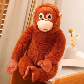 ตุ๊กตากอริลล่า ตุ๊กตาลิง Punchi-kun ตุ๊กตาขนฟู นุ่มน่ารัก ความยืดหยุ่นที่ดี ของขวัญวันเกิด