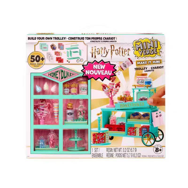 [peng] Miniverse Harry Potter Duke Bee Candy Shop รถเข็นธีม Mini DIY Miniature MGA ของเล่น