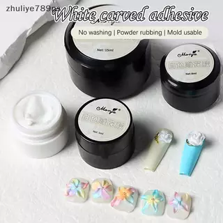 Zhuliye789ps] 5/8/15ml Strong Nail Glue No-Wipe Gel For Rhinestone & Gem Jewelry กาวเครื่องมือ UV Patch กาว Bond Modelling กาวเจลใหม่