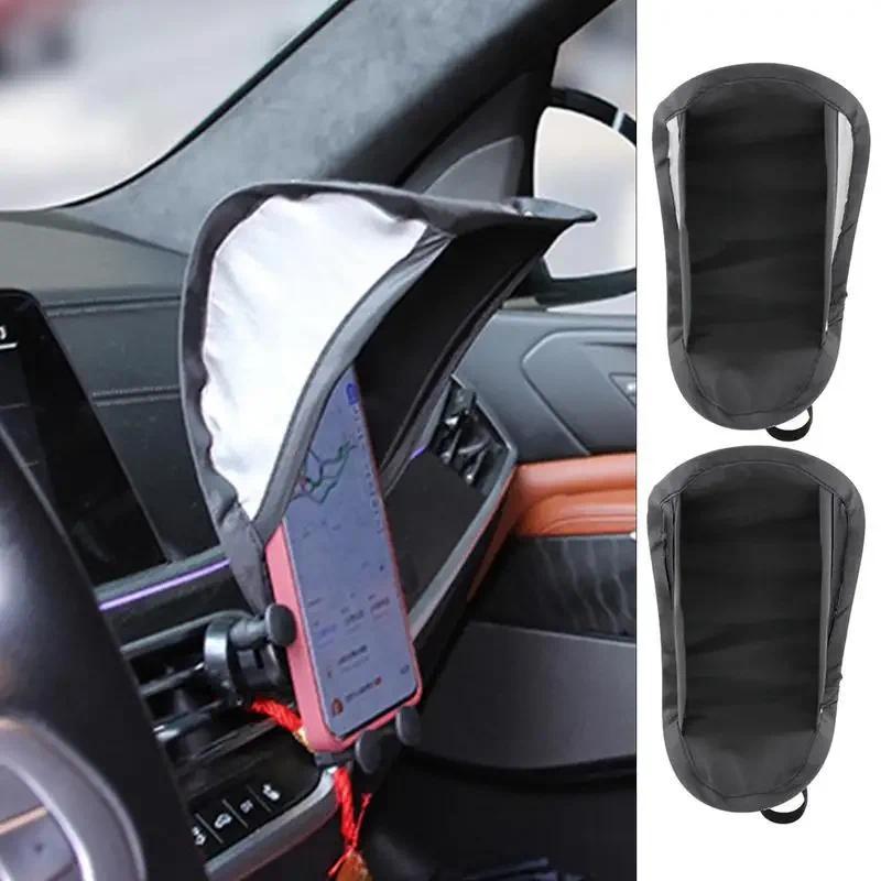 ใหม่โทรศัพท์มือถือร่ม Sun Shade Sun Shade สําหรับโทรศัพท์ Sun Shield สําหรับโทรศัพท์มือถือโทรศัพท์ Sun Shade Glare Blocking ขาตั้งโทรศัพท์