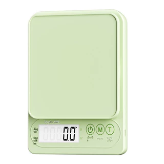 เครื่องชั่งดิจิตอลครัวเรือน ตาชั่งอาหารดิจิทัลความแม่นยำสูง 0.1g ช่วงชั่งได้สูงสุด 10kg ปรับหน่วยตวงได้สูงสุด LED