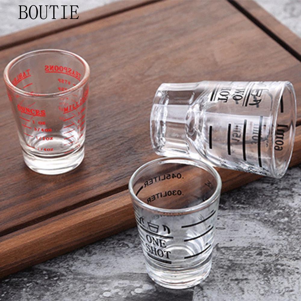 BOUTIE Jigger Espresso Bar อุปกรณ์เสริมแก้วช็อตสําหรับงานหนักทนความร้อน