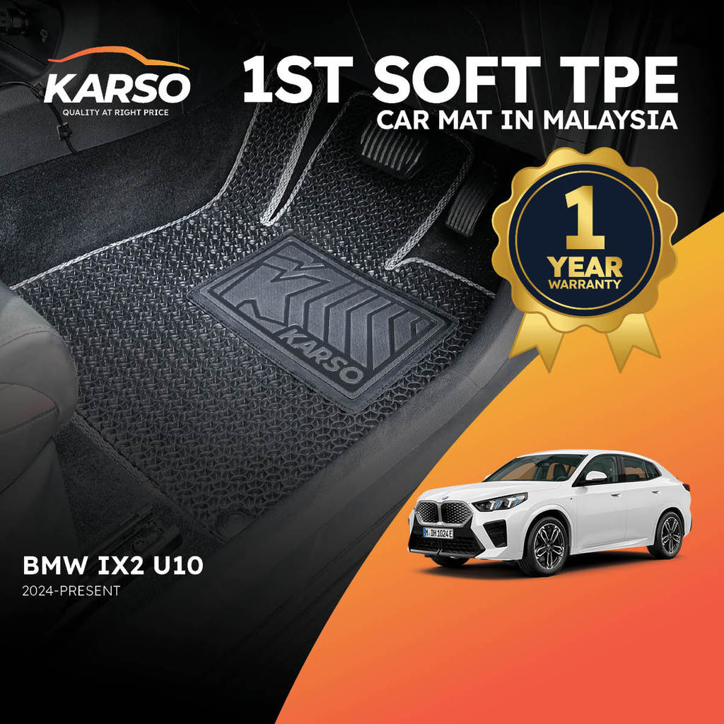Karso Karpet Kereta พรมรถยนต์ BMW iX2 U10 (2024-ปัจจุบัน)