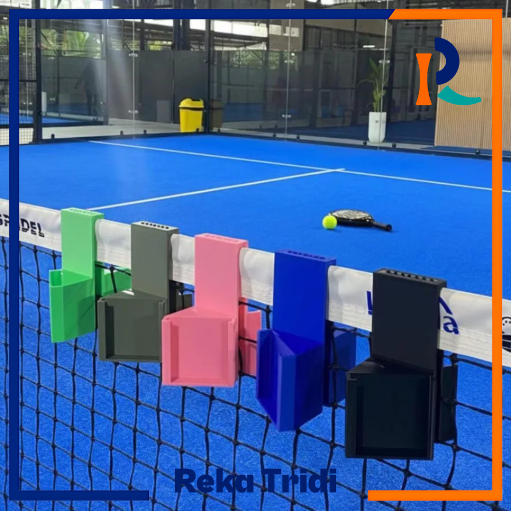 HP Universal Net Phone Holder – Tennis Padel Pickleball Badminton Net สําหรับโทรศัพท์มือถือทุกประเภท