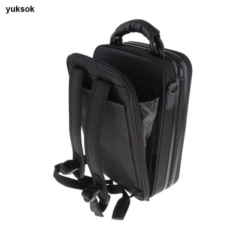 [yuksok] MagiDeal Big Gig Carry Case Box Backpack สําหรับ Clarinet Woodwind Accessory