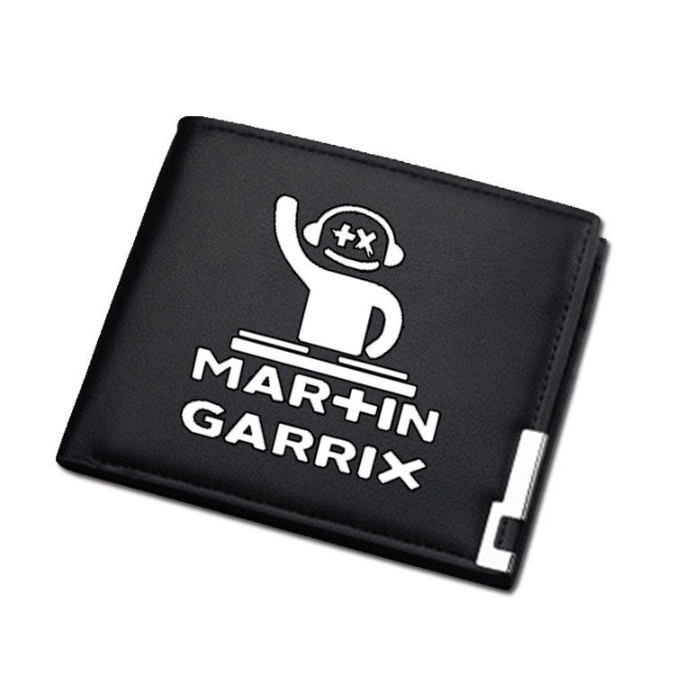 Marshmello Skrillex Dotcom Half Fold Wallet Mens and Womens Short Wallet Card Bag Zero Wallet