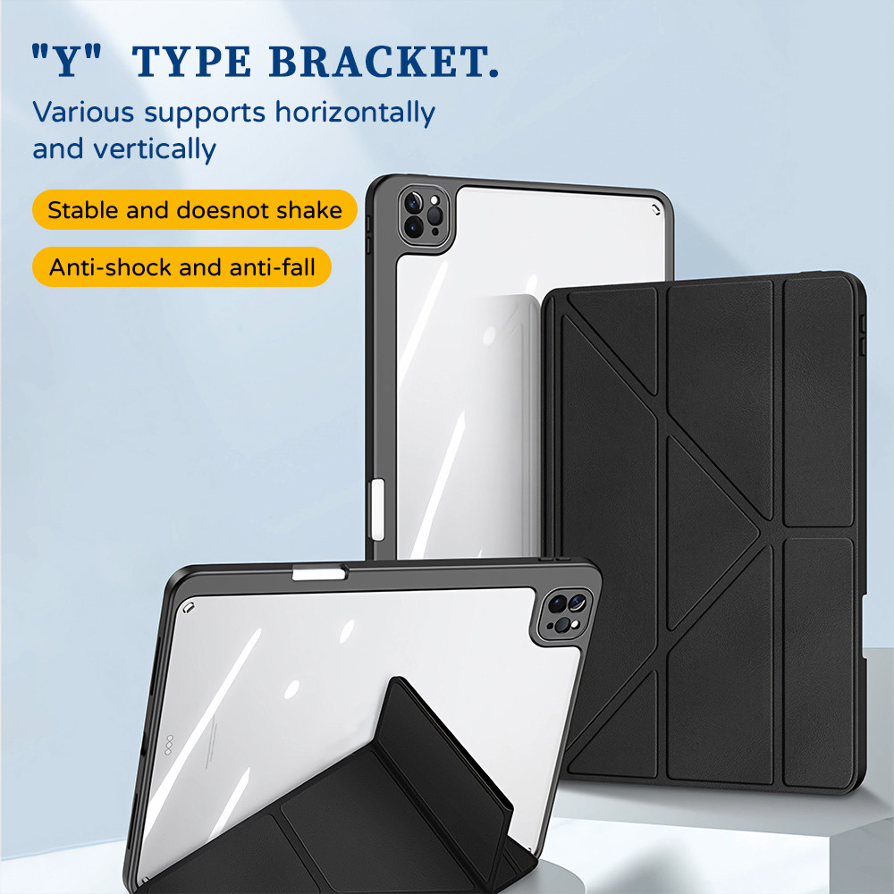 พับแบบ Y เคสแท็บแล็ต For Samsung Tab A9 A8 Case Samsung S10 S9 S8 Plus S6 Lite S7 FE SP FE Plus อะคร