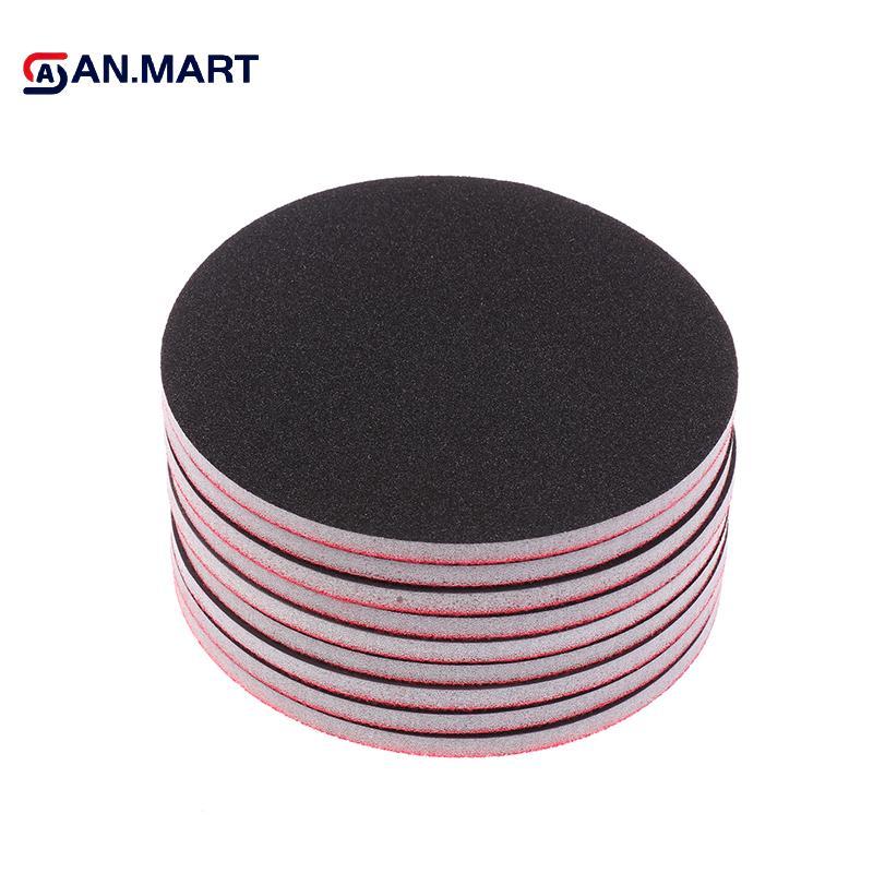 AN.MART 9 ชิ้น Bowling Sanding Pads Resurfacing Polishing Kit Bowling Cleaner แบบพกพา Bowling Pad Ba