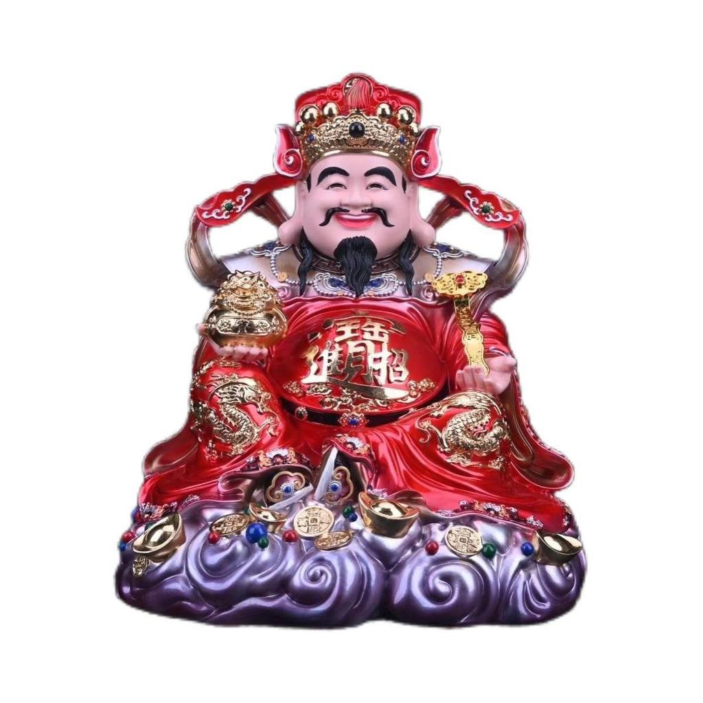 God Of Wealth บูชาครัวเรือนเรซิ่น God of Wealth สํานักงานเปิดเงิน God of Wealth Xiangyun God Of Weal