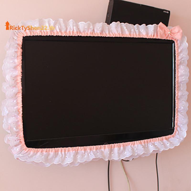 RickTyShen Fairy สไตล์ 24-38INCH TV Dust Coverputer Monitor Protection Sti ติดผนังเดสก์ท็อปหน้าจอโค้