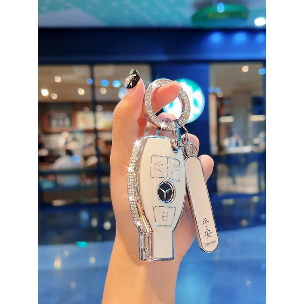 Mercedes-Benz 200 ฝาครอบกุญแจ c200 หัวเข็มขัด 200 รถ c220 ชาย c180 สไตล์ 180 หญิง c260 เชลล์ IQ4K