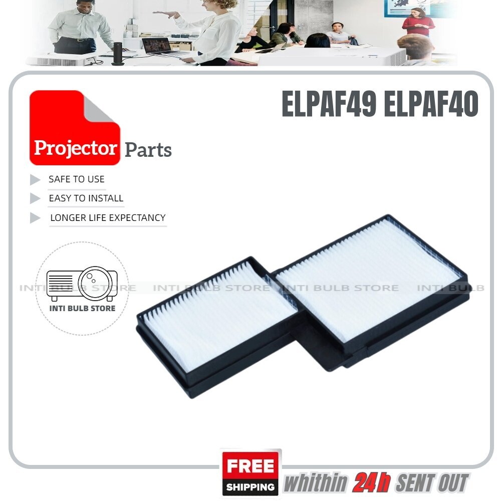 สําหรับ Epson ELPAF49 / ELPAF40 โปรเจคเตอร์กรองอากาศ EB-585W 585Wi 575W 575Wi EB-575Wi 470 EB-470 47