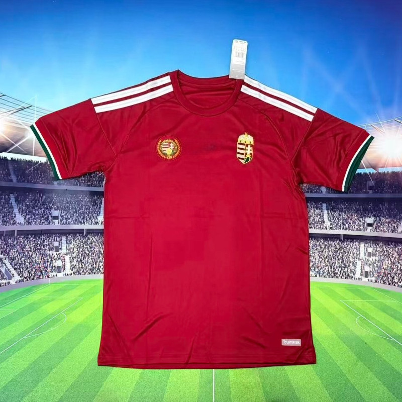 พัดลมเสื้อฟุตบอล XY Li Home สีแดง แห้งเร็ว ไซส์ S-XXL