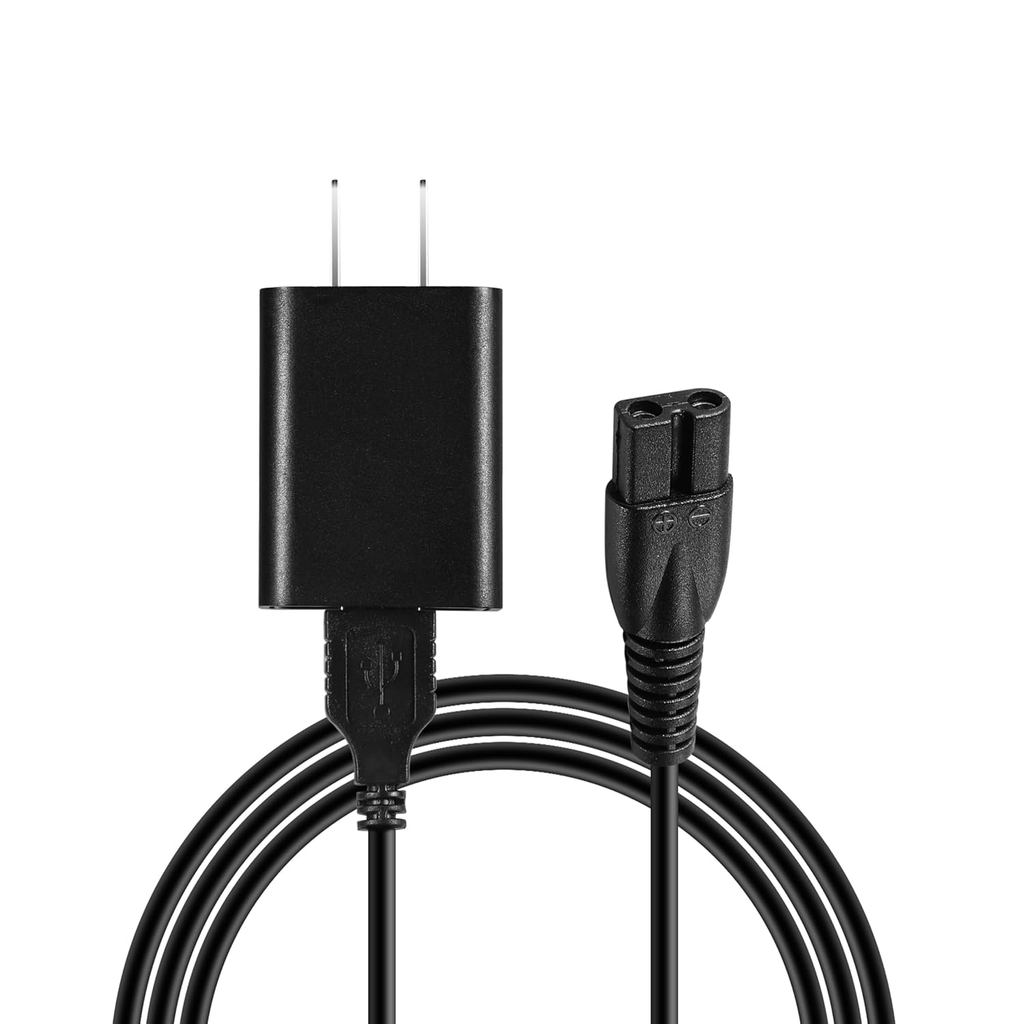เปลี่ยน Ufree U-1176 Charger สายชาร์จ USB เข้ากันได้กับ Ufree Beard Trimmer สําหรับผู้ชายรุ่น U-1176