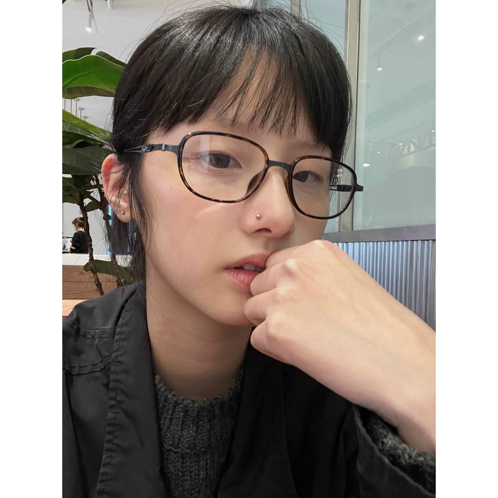 404 STORE retro rectangular glasses แว่นตา