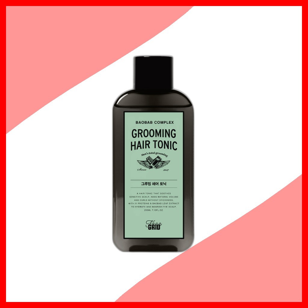 [daiso] Free Grid Grooming Hair Tonic, 210ml, 1pc / Korean Hair Tonic / Volume & Texture / ของแท้ 10