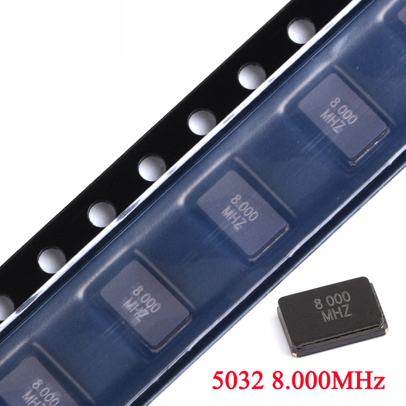 10 ชิ้น/ล็อต 5032 8.000MHz 8MHZ 8.000 8 MHz 8.000M 8M Hz SMD Passive คริสตัลควอตซ์ Resonator ± 20PPM