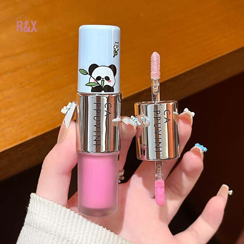 R&X Cappuvini Double Ended Liquid Blush Contour Sti Multi ใช้ธรรมชาติ Highlighting Glitter 3D กันน้ํ