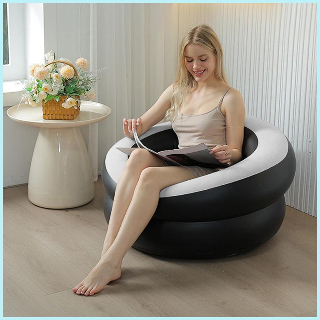 Blow up เก้าอี้ Inflatable โซฟา Air สําหรับชายหาดพับโซฟาโซฟาโซฟาในร่มโซฟาขี้เกียจ Blow up เก้าอี้โซฟ