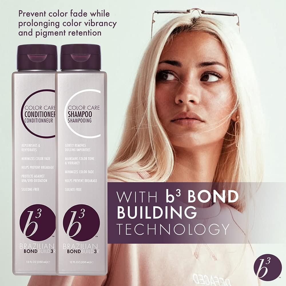 B3 Brazilian Color Shampoo + Conditioner แชมพูและคอนดิชั่นเครื่องสร้างเส้นผม