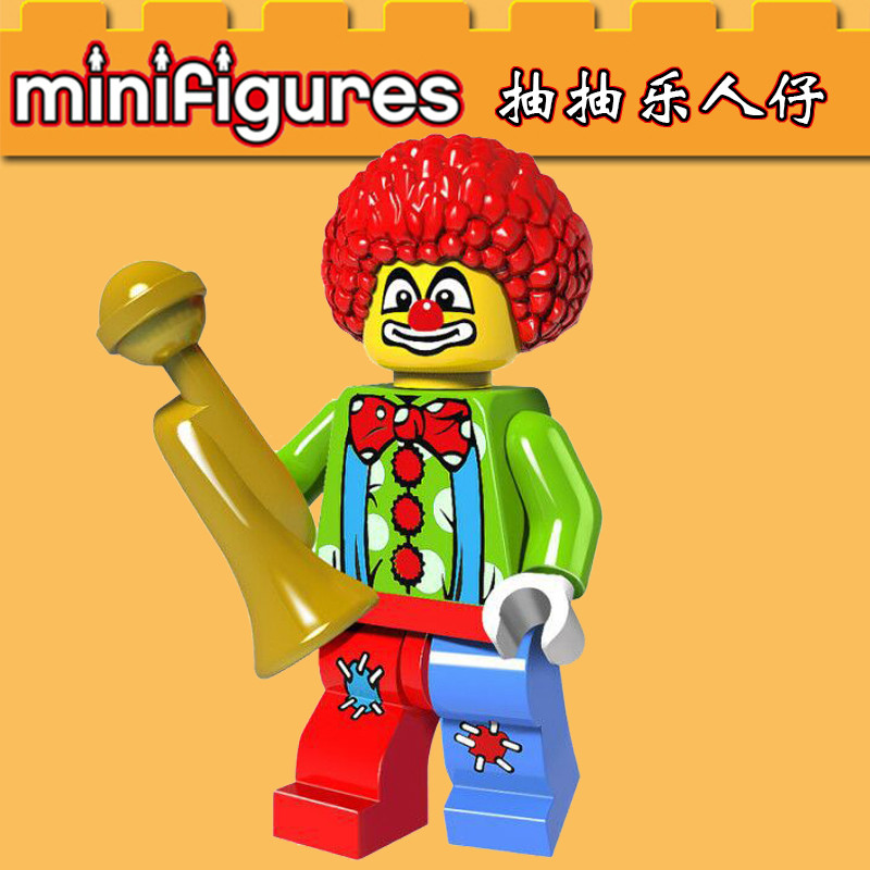 8683 Minifigure Draw First Season Red-Haired Joker Third Party เด็กบล็อกอาคารประกอบของเล่น PG1117