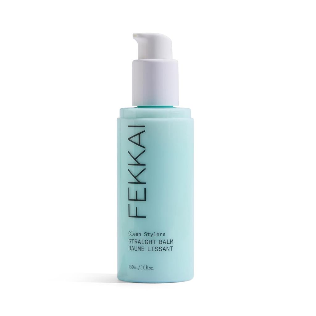 FEKKAI Clean Stylers Straight Balm - 5 oz - ระบบควบคุม Frizz ที่ยั่งยืน & ป้องกันความร้อนสําหรับผมเพ