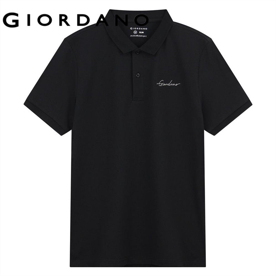 GIORDANO เสื้อโปโลผู้ชาย Men's Slim Signature Polo 01016256