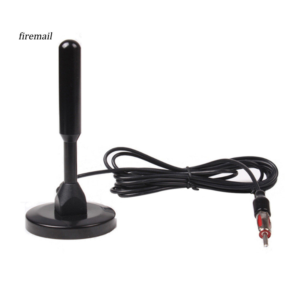 [FM] Universal DAB ถ้วยดูดแม่เหล็กรถยนต์วิทยุดิจิตอลเสาอากาศ FM Aerial