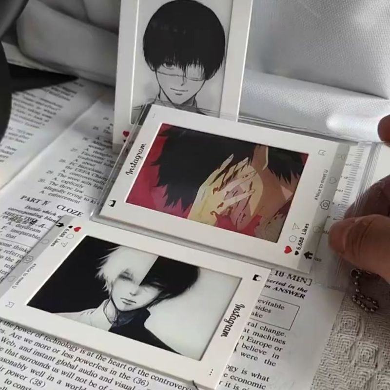 Tokyo Ghoul lenticular การ์ดสินค้าอะนิเมะ 3 นิ้วเปลี่ยนการ์ดขนาดเล็กของขวัญ Kaneki Ken series 2D