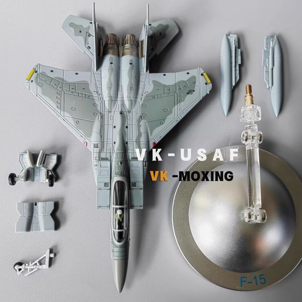 1: 100 American F-15C Merikin Eagle Supersonic Fighter จําลองเครื่องบินคอลเลกชันผลิตภัณฑ์สําเร็จรูปร