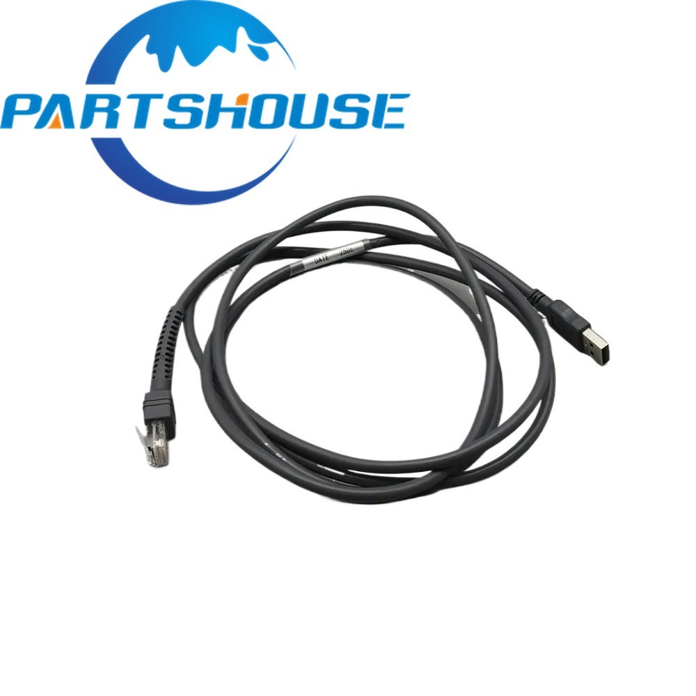 LS2208 เครื่องสแกนเนอร์ 2M สาย USB สําหรับสัญลักษณ์ Motorola LS1203 LS2208 LS4208 LS3008 Barcode Sca